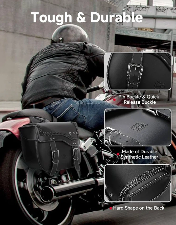 Kemimoto Motorcycle Saddlebags 30L - photo 3
