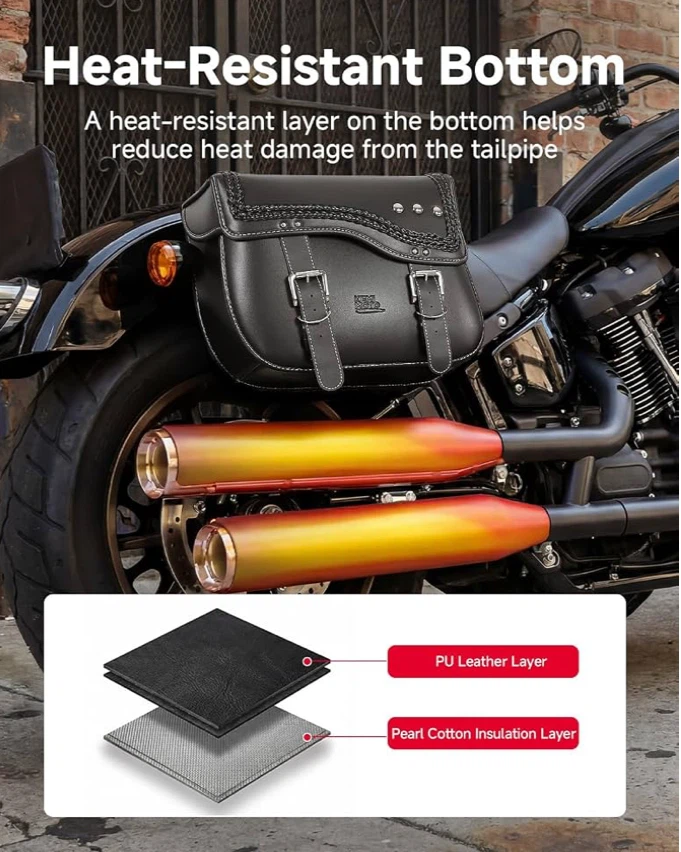 Kemimoto Motorcycle Saddlebags 30L - photo 5