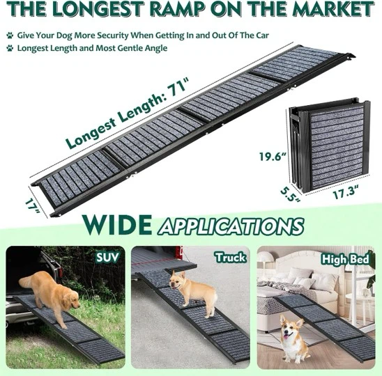 Foldable Pet Ramp 71" Long - photo 2