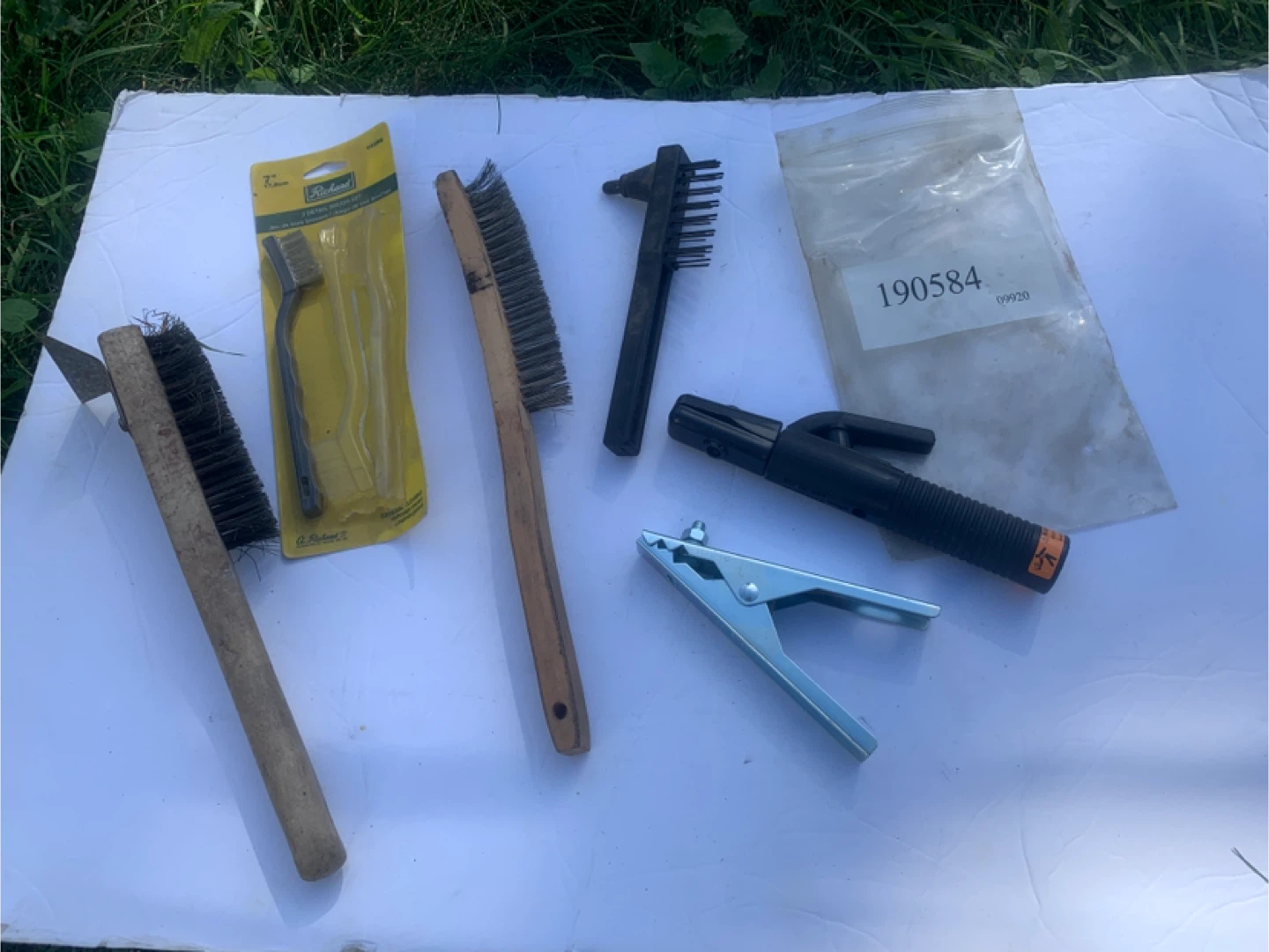 Mixed lot of welding electrode holder and clamp NEW.