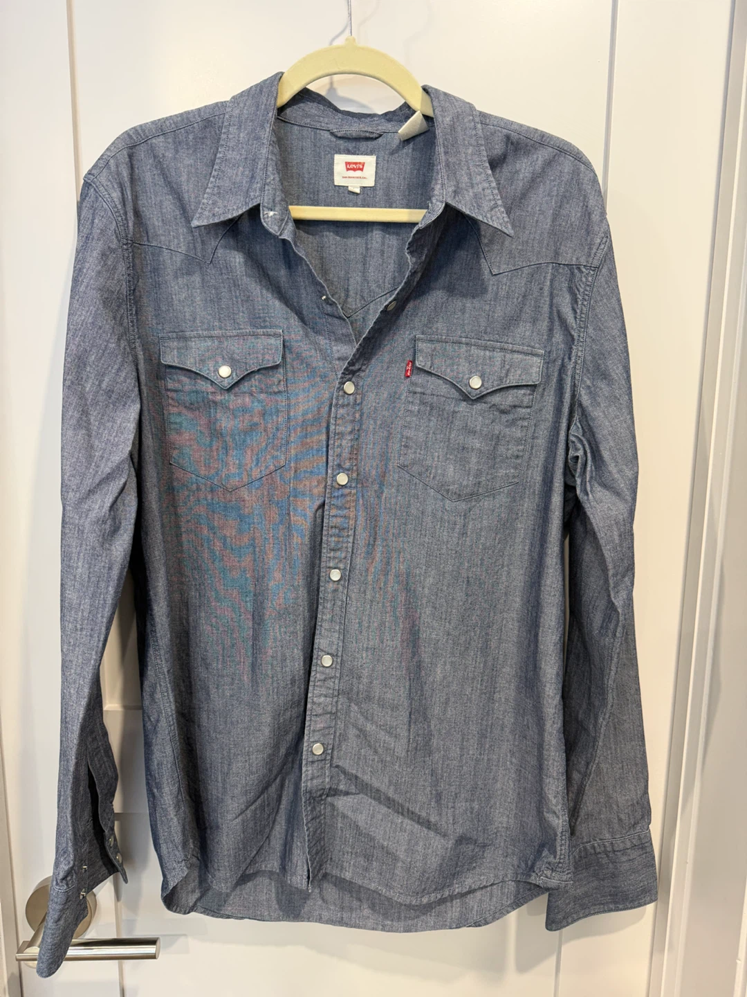 Levi's Blue Denim Button-Down Shirt