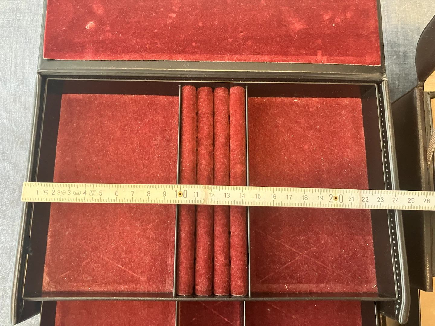 Real Vintage Leather Jewelry Box Organizers - photo 4