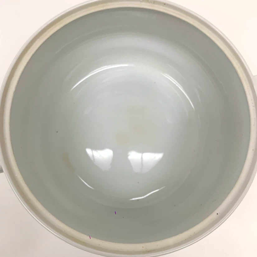 Ceramic Soup Tureen with Lid White Serving Bowl Stew Dish - photo 5