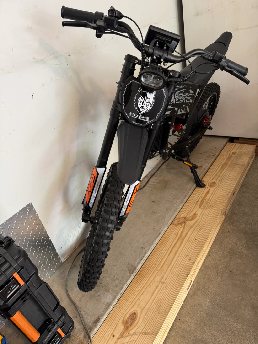 Ex electric full sized bike dirt bike