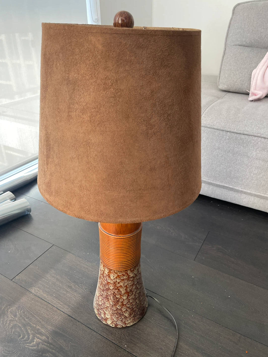 Vintage mid-century modern table lamp - photo 3