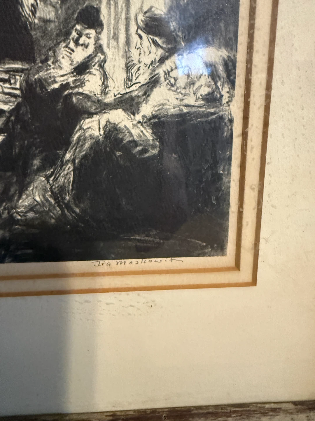 Vintage signed print Ira Moskowitz - photo 3
