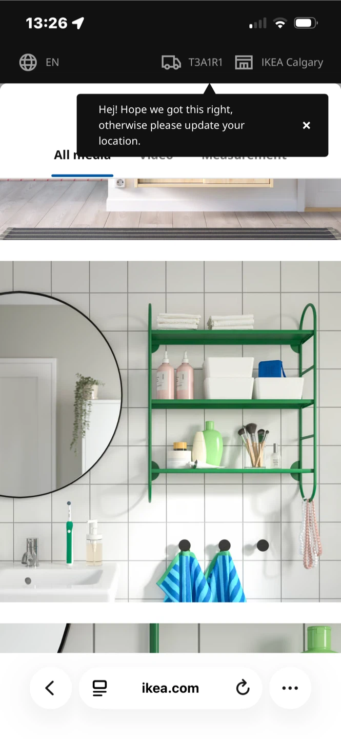 IKEA FÄRGSIKTA Shelving Unit - Green - photo 3