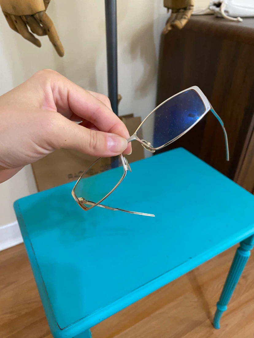 Silver Metal Frame Eyeglasses dior - photo 4