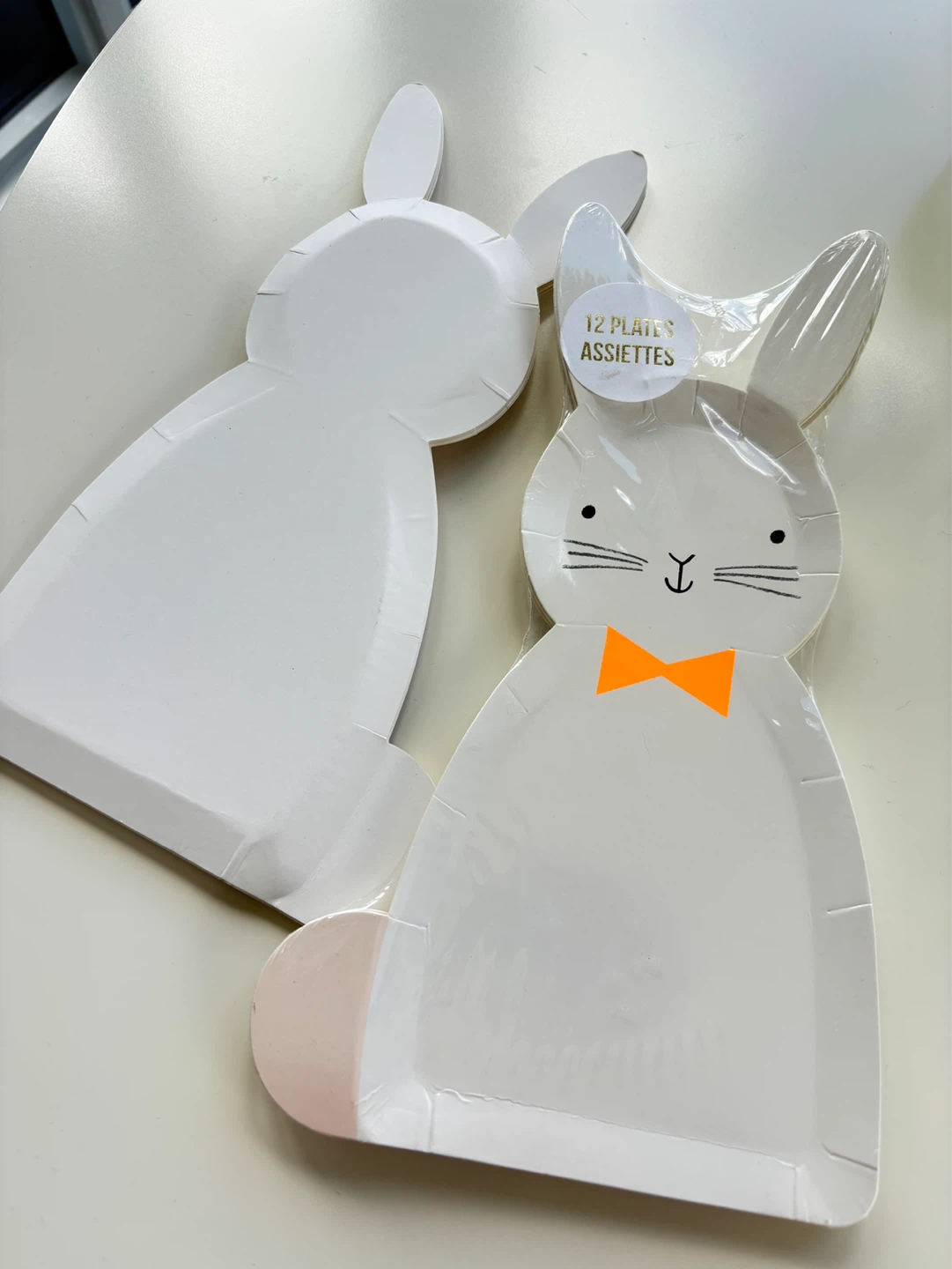 Paper bunny plates - photo 2