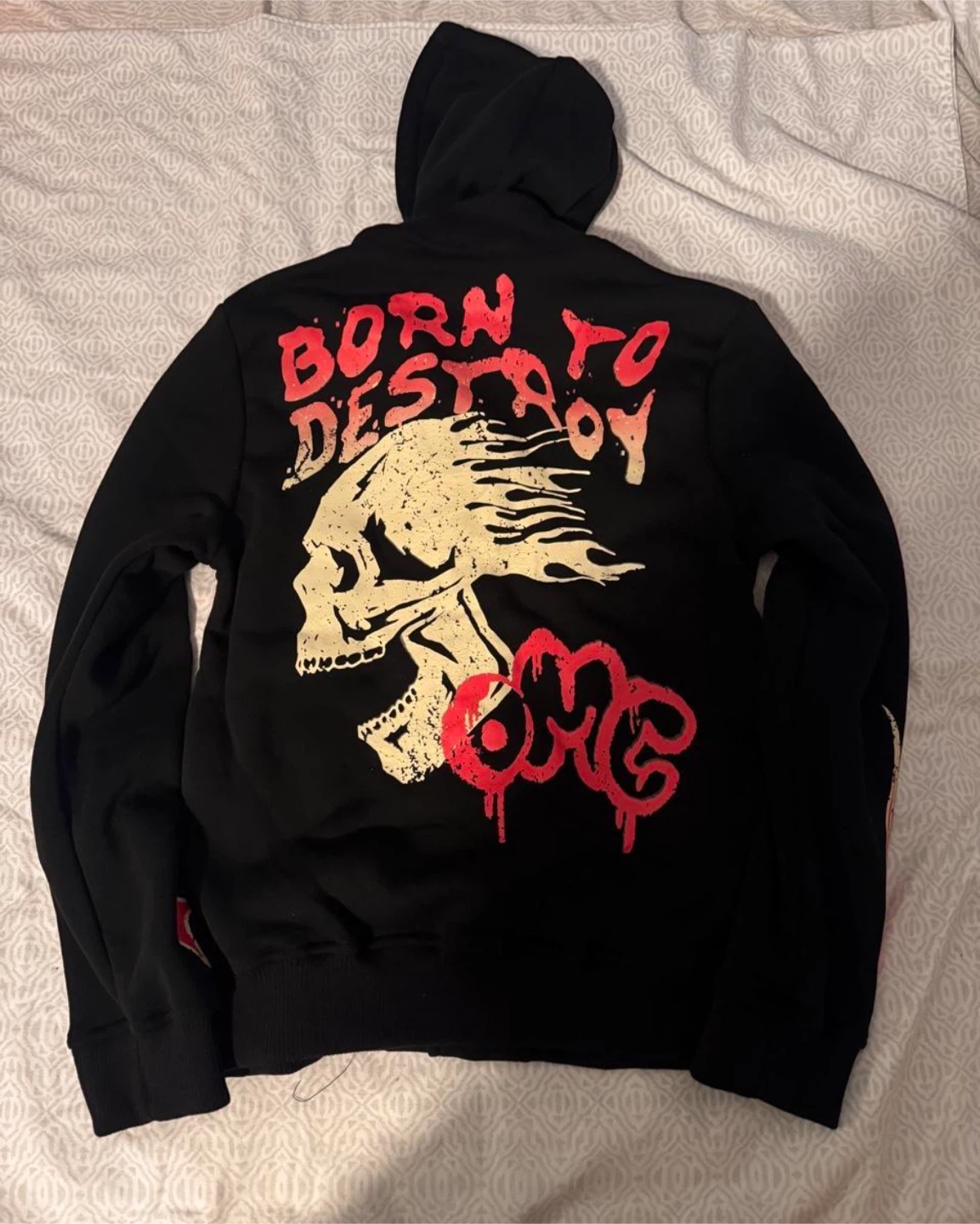 Rebel Minds "Born to Destroy" Graphic Hoodie - photo 3