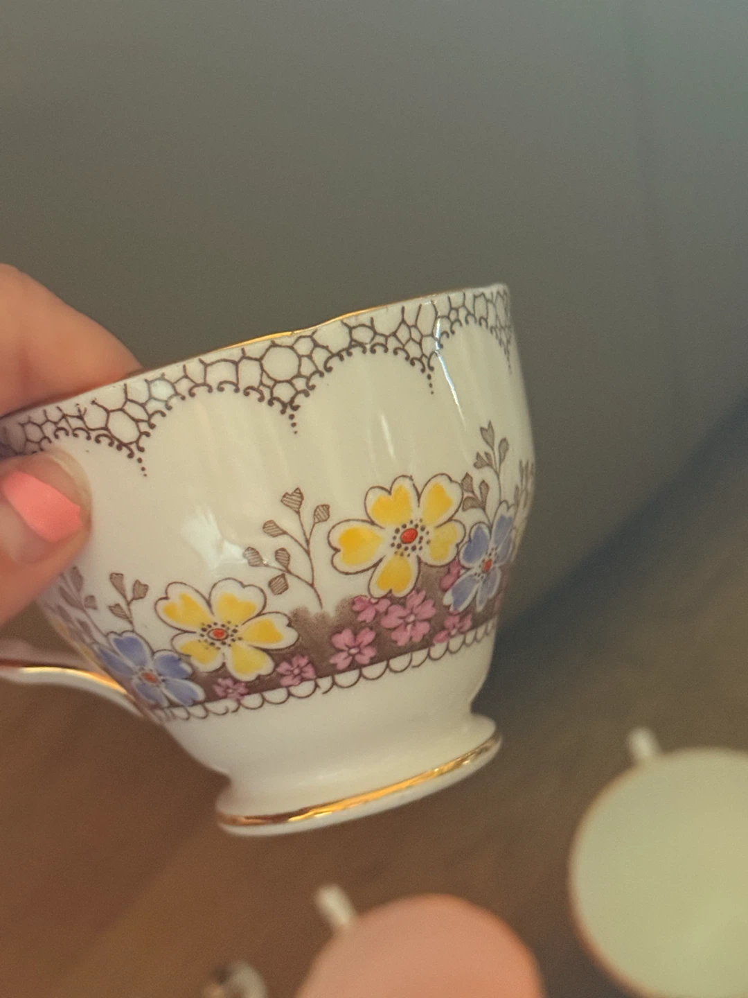 Teacups and saucers