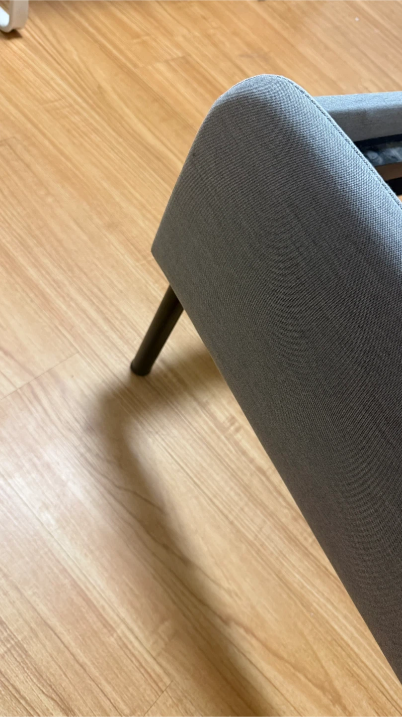 Ikea SLATTUM bed frame, gray, Full size - photo 5