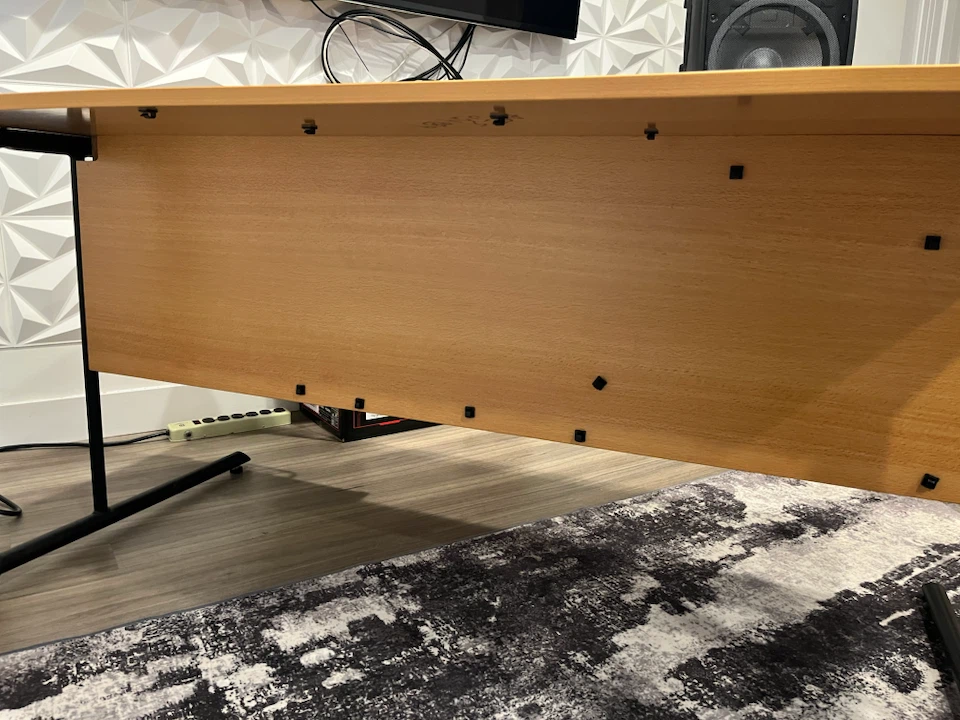 Wooden Desk with Two Drawers - photo 4