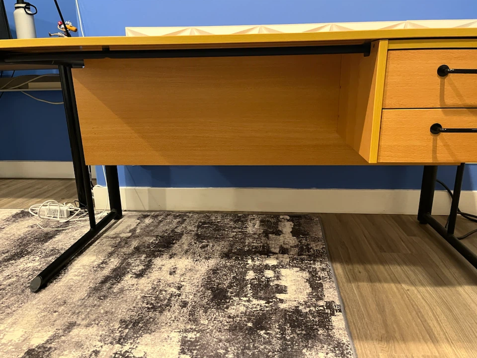 Wooden Desk with Two Drawers - photo 5