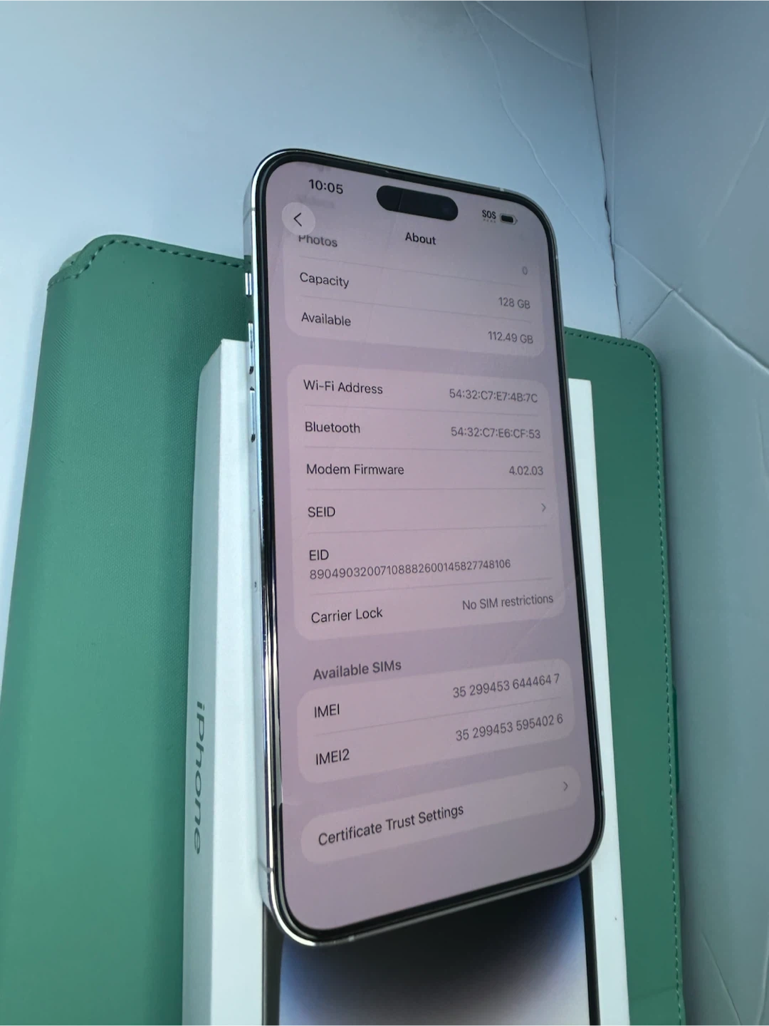 (CAN DELIVER) iPhone 14 Pro Max 128GB Unlocked - Silver - photo 2