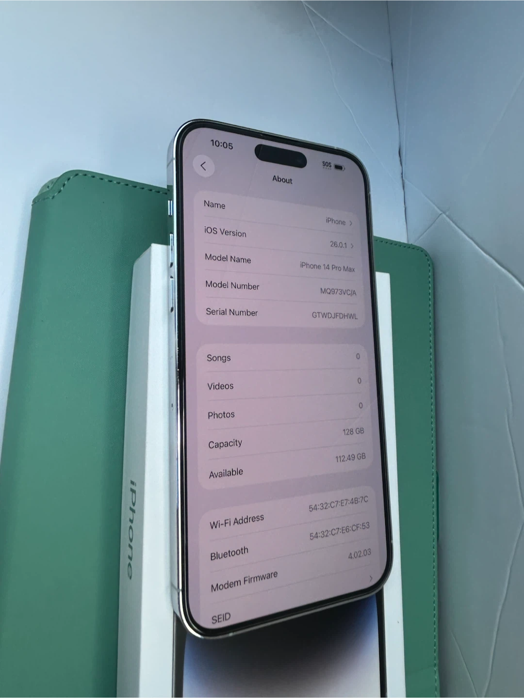 (CAN DELIVER) iPhone 14 Pro Max 128GB Unlocked - Silver - photo 3