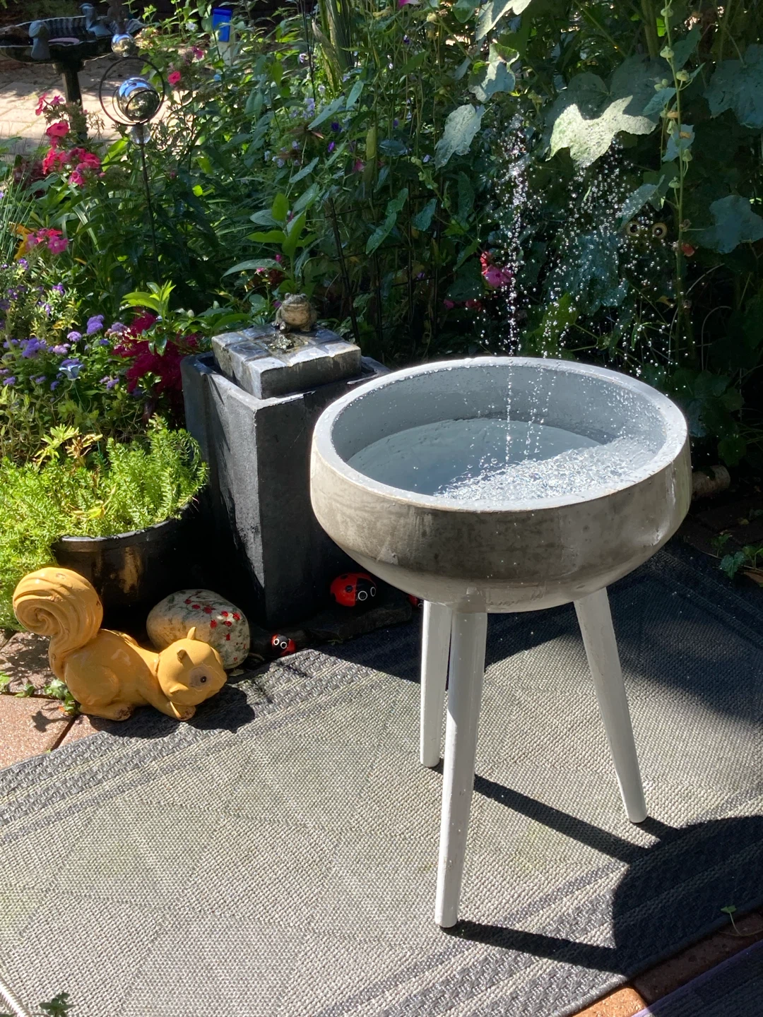 Jacobsen Footed Concrete Planter/ Fountain