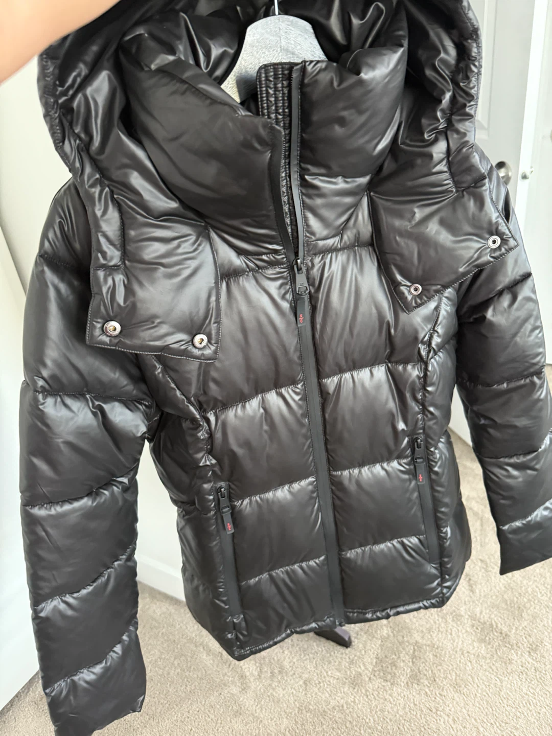 Kenneth Cole Black Puffer Jacket