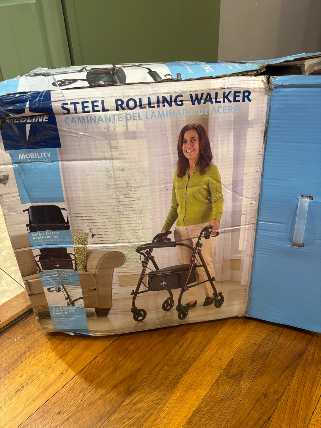 Medline Steel Rolling Walker - photo 4