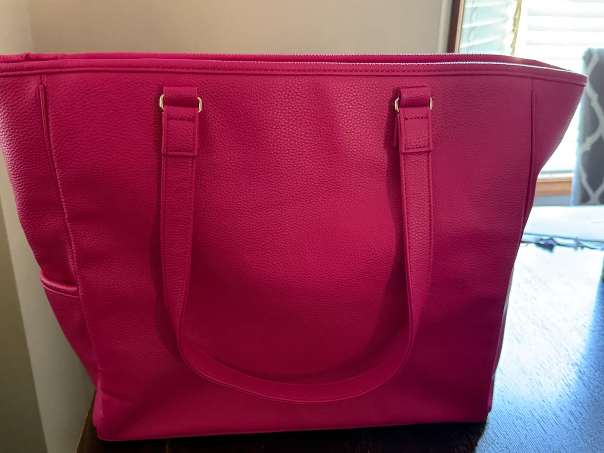 Large pink tote bag - photo 2