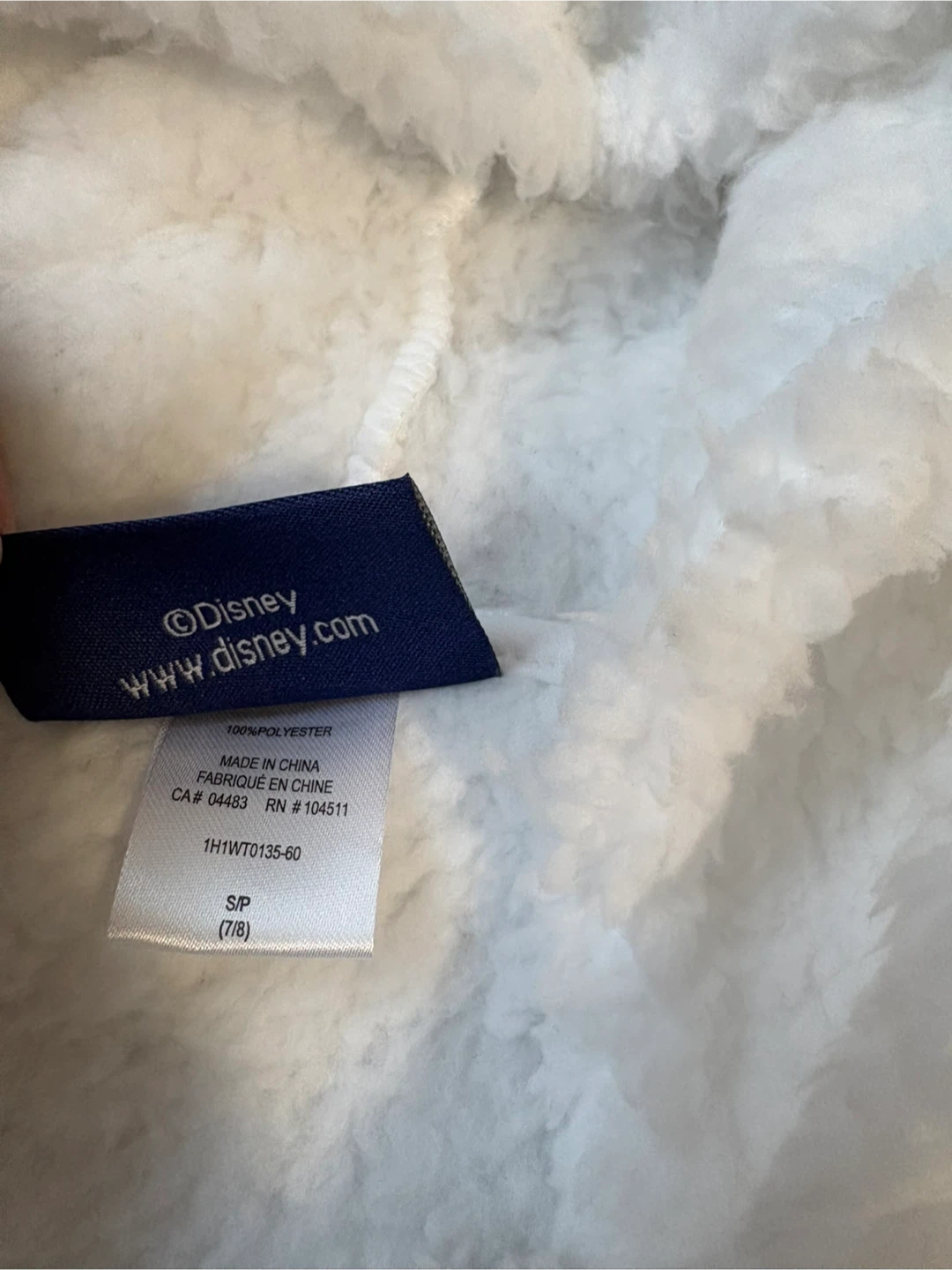 Disney Marie Cat White Faux Fur Hoodie - photo 4