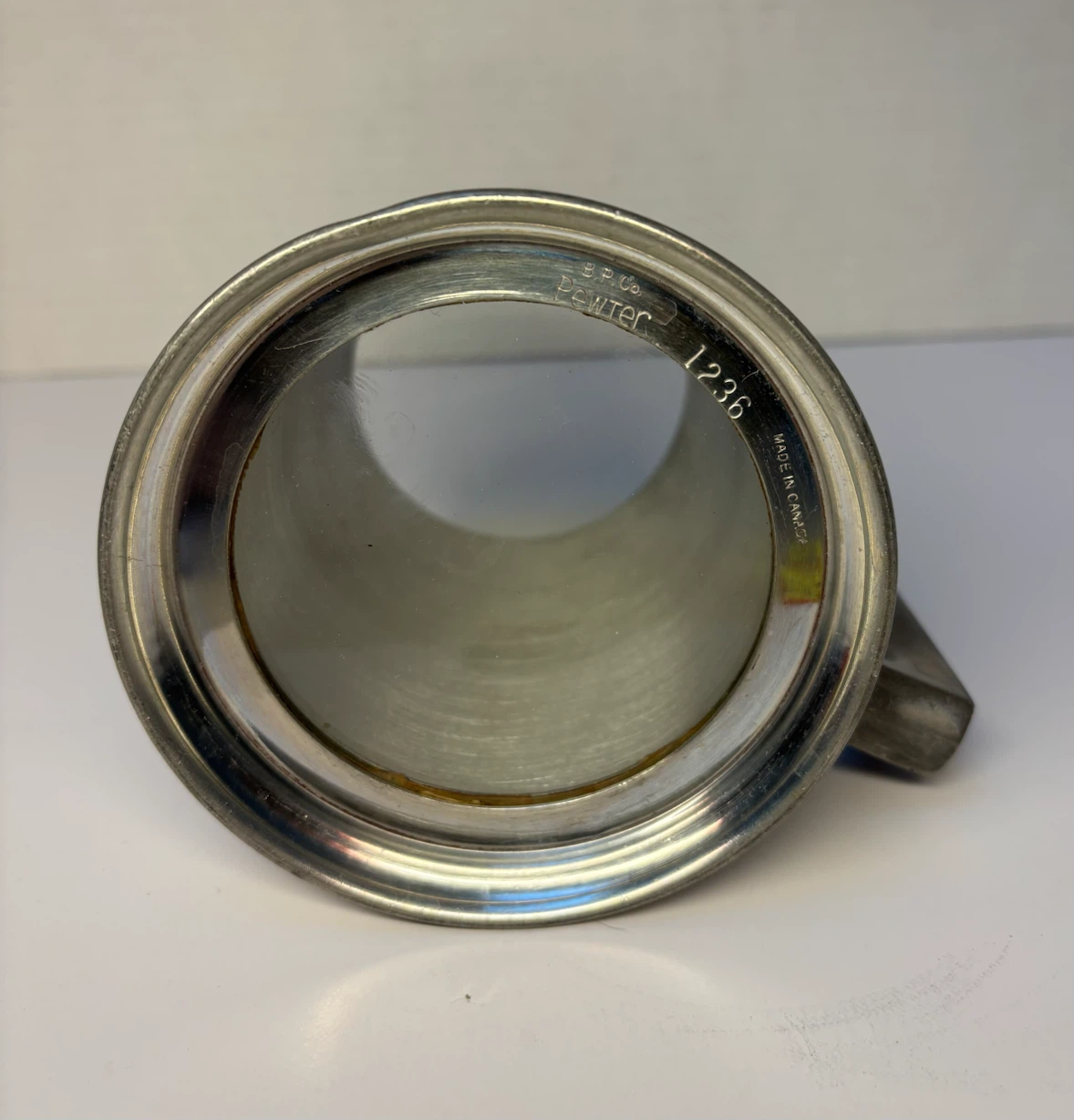 B.P.Co. Dow Brewery Pewter Tankard - photo 5