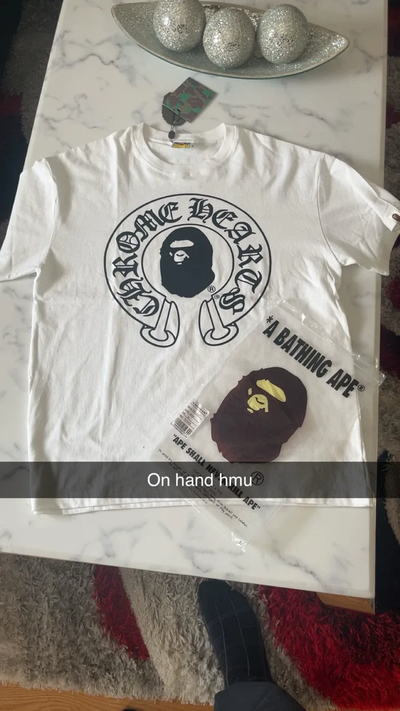 Chrome Hearts x A Bathing Ape Bape T-Shirt