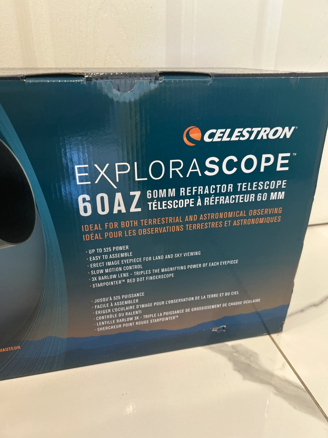 Celestron EXPLORASCOPE 60AZ Refractor Telescope - photo 3
