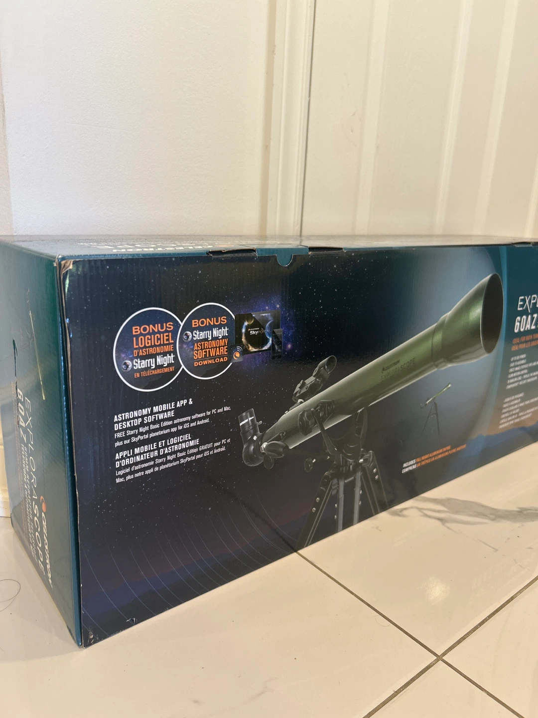Celestron EXPLORASCOPE 60AZ Refractor Telescope - photo 4