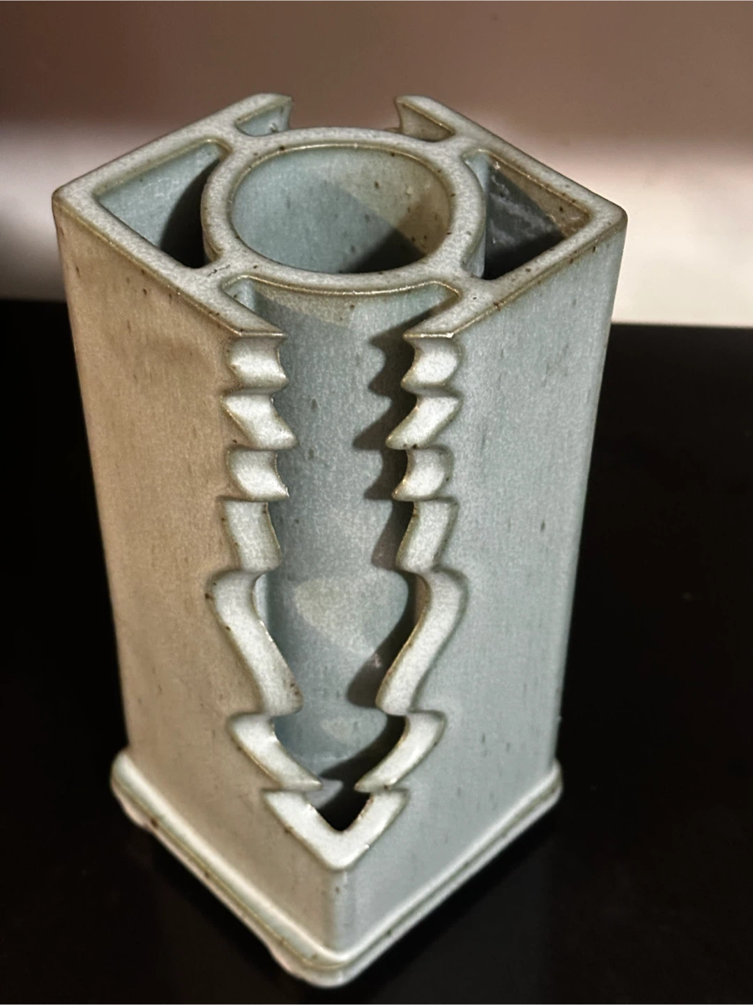 1989 Bob and Connie Pike Pottery Vase Sherwood Park AB - photo 2
