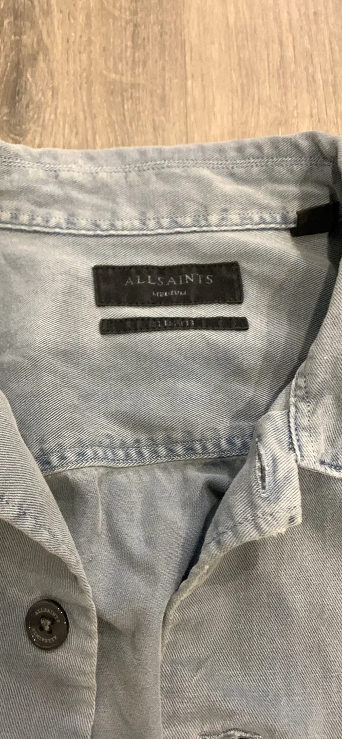 AllSaints Slim Fit Long Sleeve Shirt - photo 2