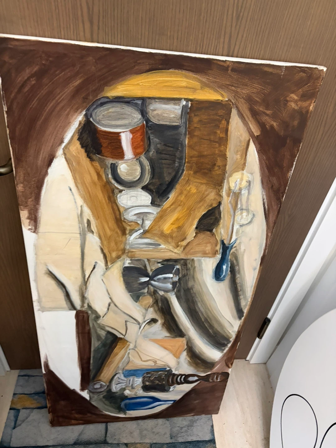 Abstract Still Life Canvas Painting