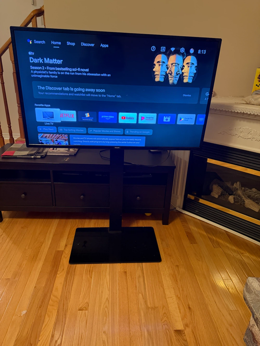 Philips Flat Screen TV  and Stand - photo 2