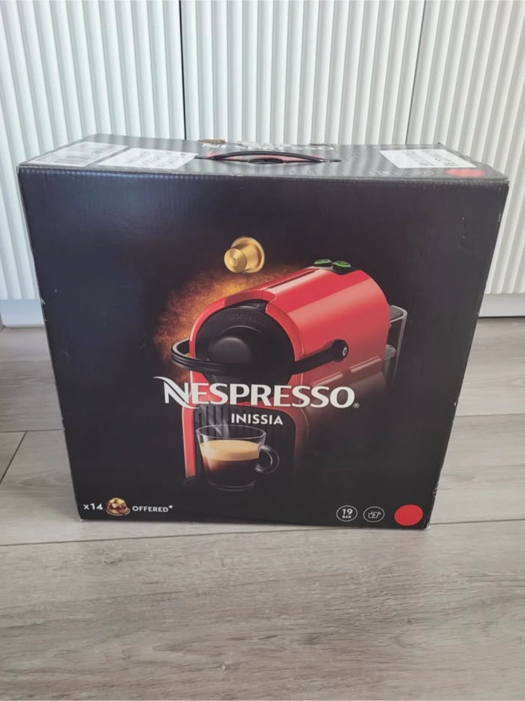 Nespresso Inissia Coffee Machine - Red(미사용 커피머신)