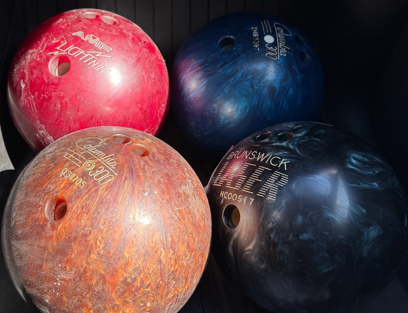 Bowling Balls - AMF, Columbia 300, Brunswick - photo 2