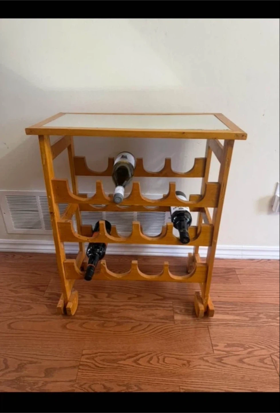 Wine Rack 12-Bottles with Mirror Top - photo 2