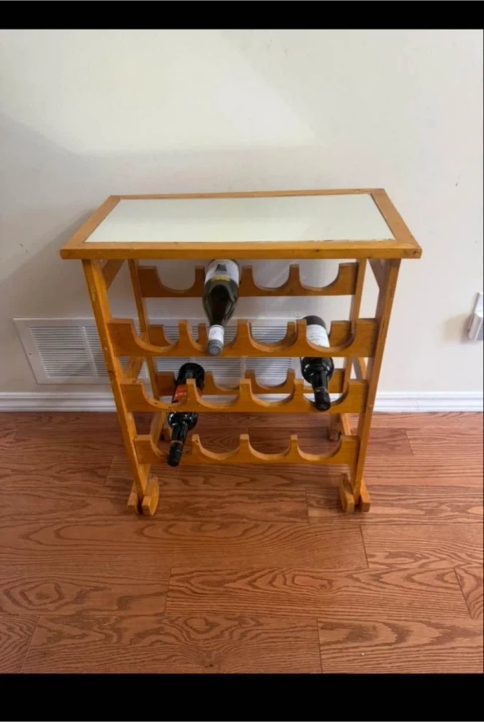Wine Rack 12-Bottles with Mirror Top - photo 3