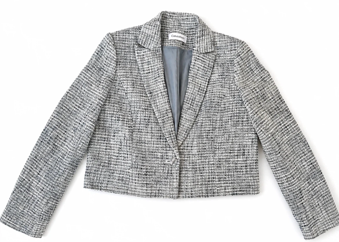 Calvin Klein Tweed Cropped