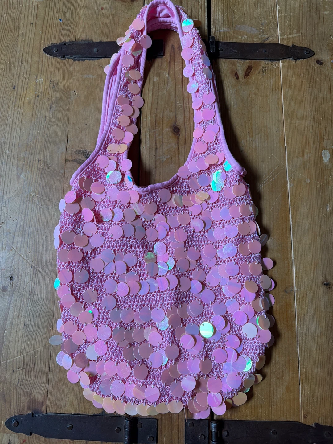 Pink Sequin Tote Bag - photo 2