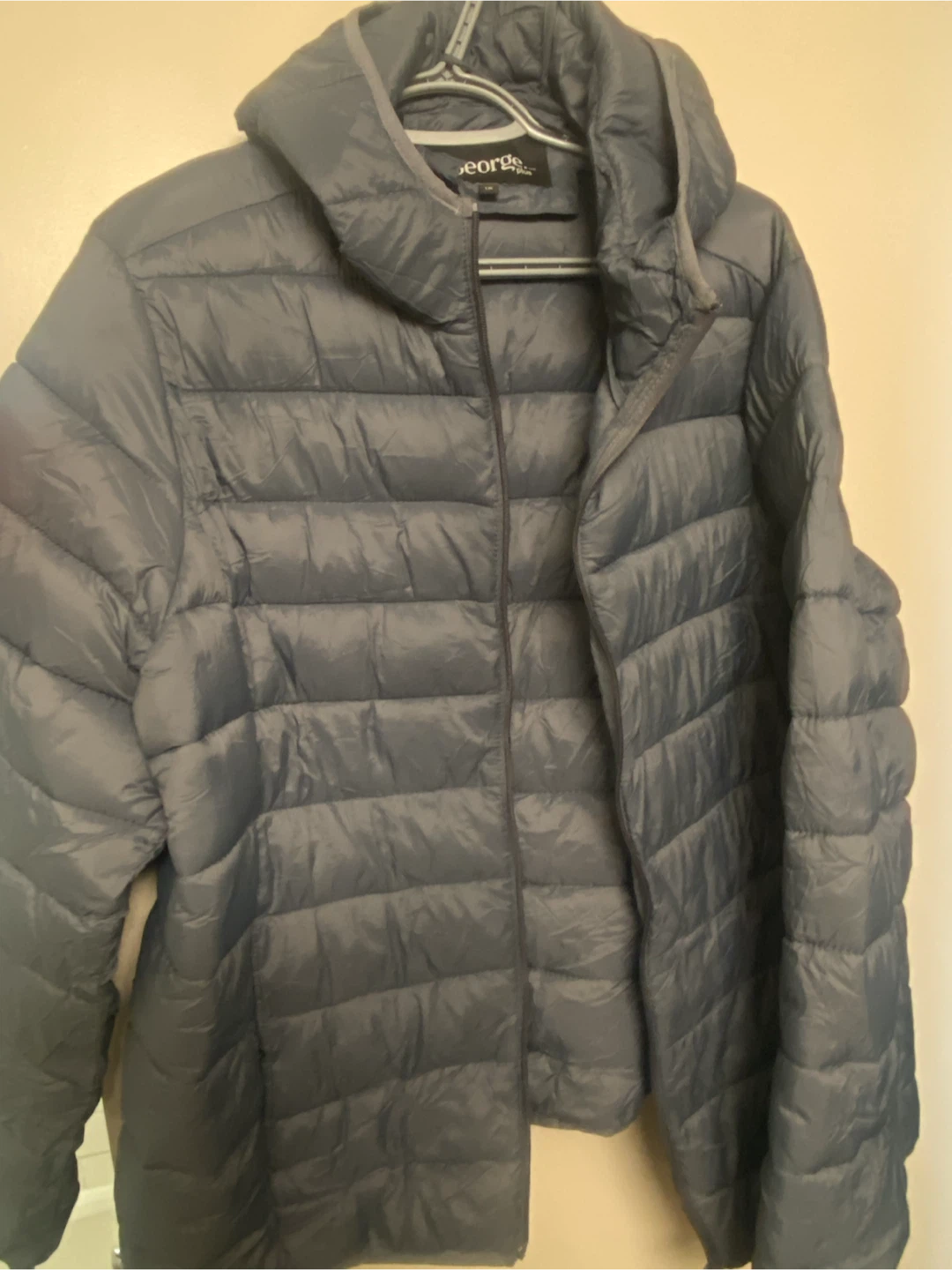 George Plus Grey Hooded Puffer Jacket - photo 2