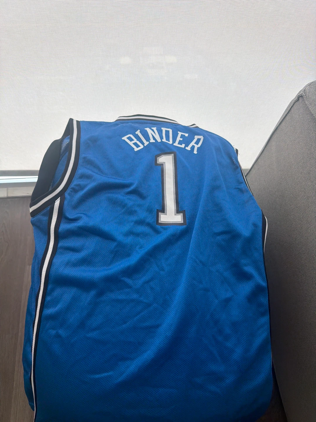 Blue Basketball Jersey - Binder #1