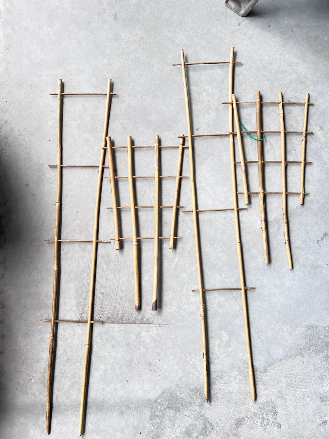 Bamboo Garden Trellis Supports