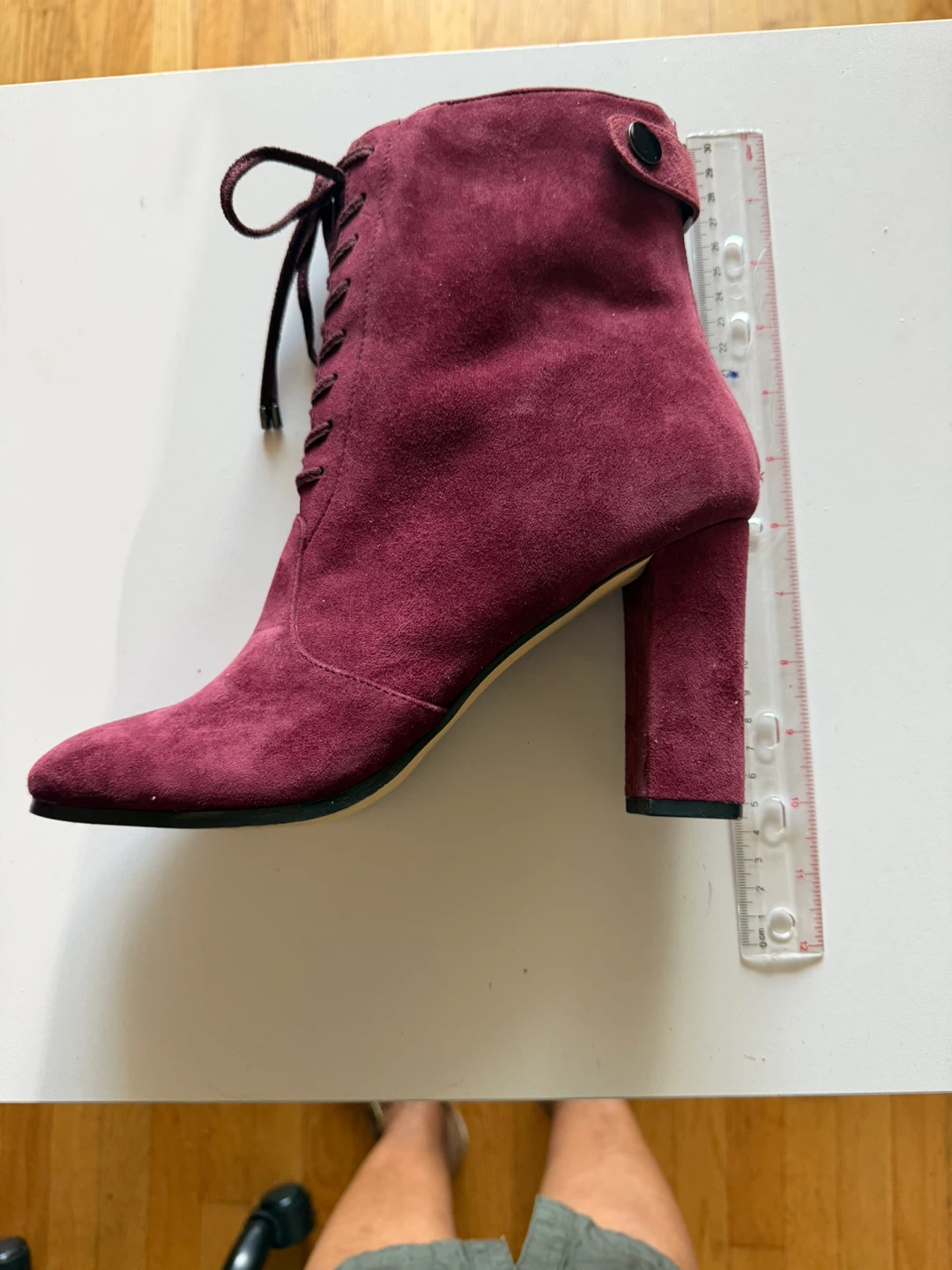 Saks Fifth Avenue Suede Lace-Up Ankle Boots - photo 2
