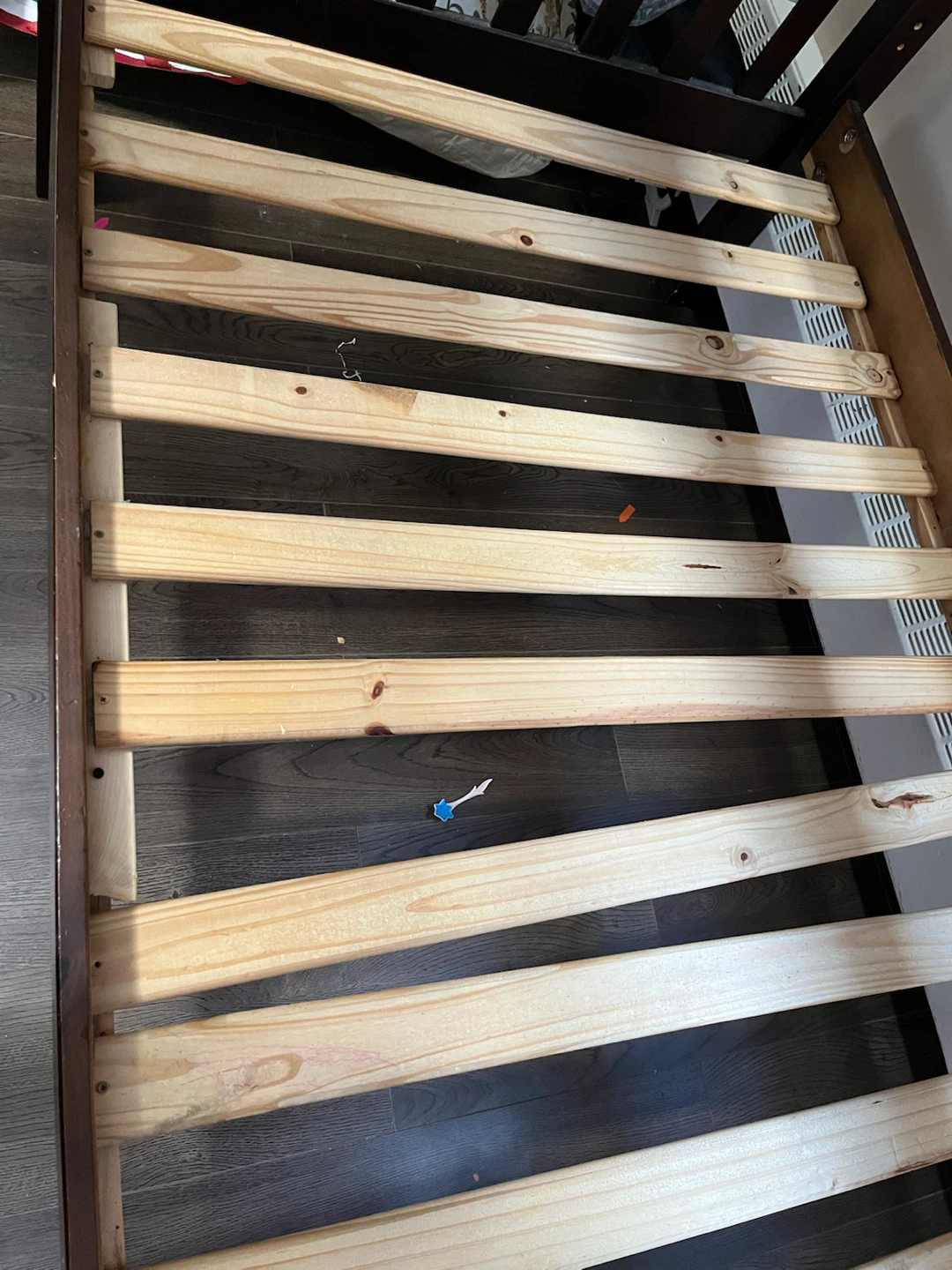 Dark Brown Wooden Bunk Bed Frame - photo 4