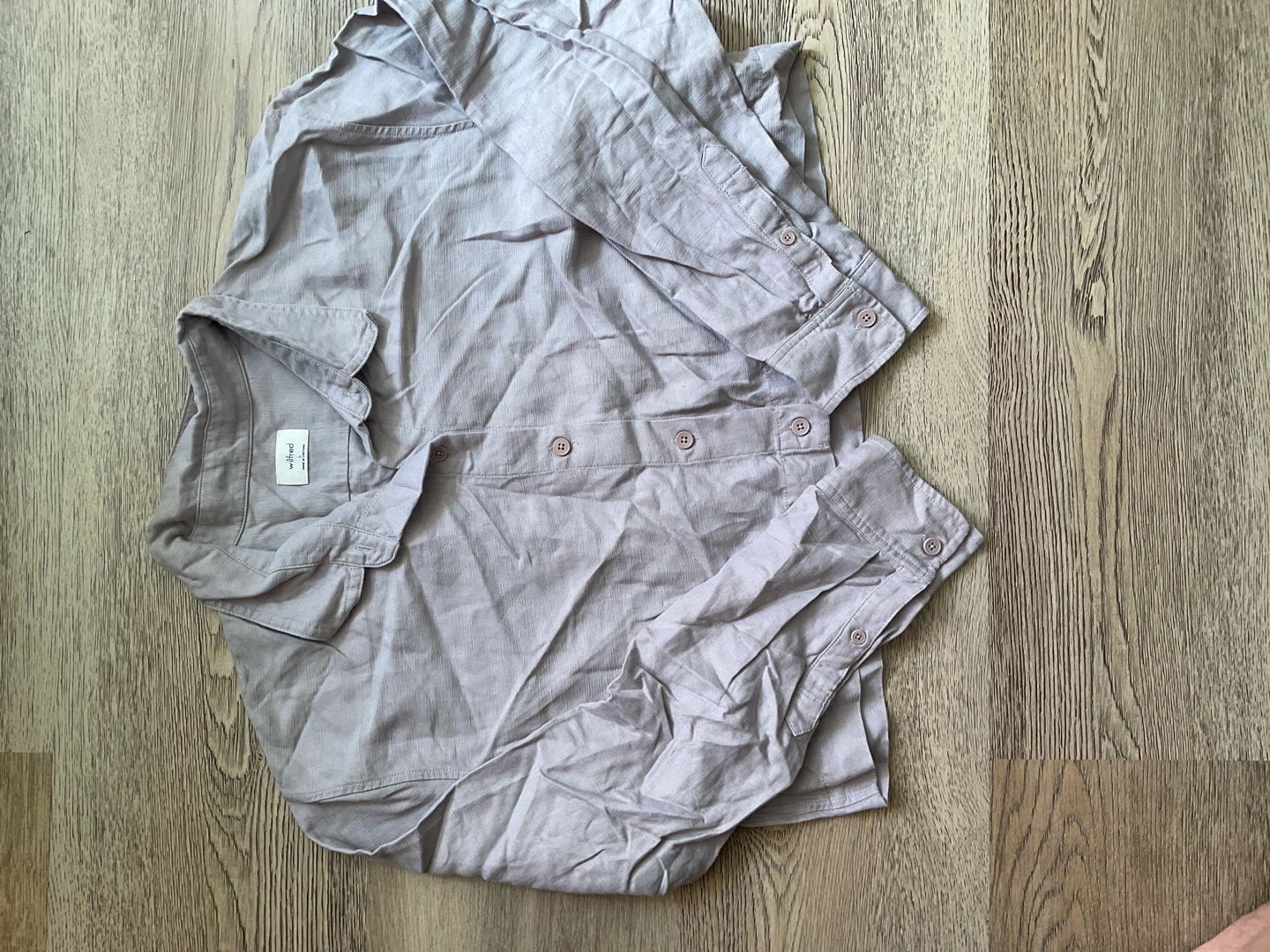 Wilfred Long Sleeve Button-Down Shirt