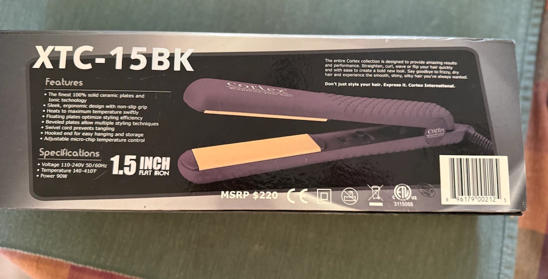 Cortex Flat Iron 1.5”-New - photo 2