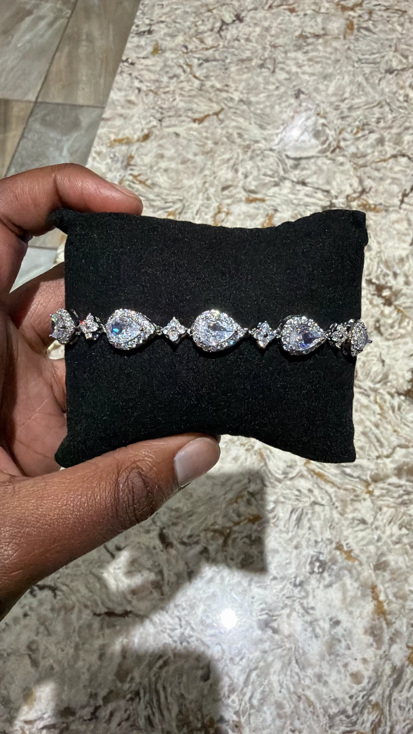 ✨ Elegant Silver Tennis Bracelet - photo 2
