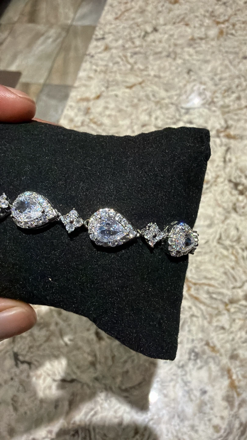 ✨ Elegant Silver Tennis Bracelet - photo 3