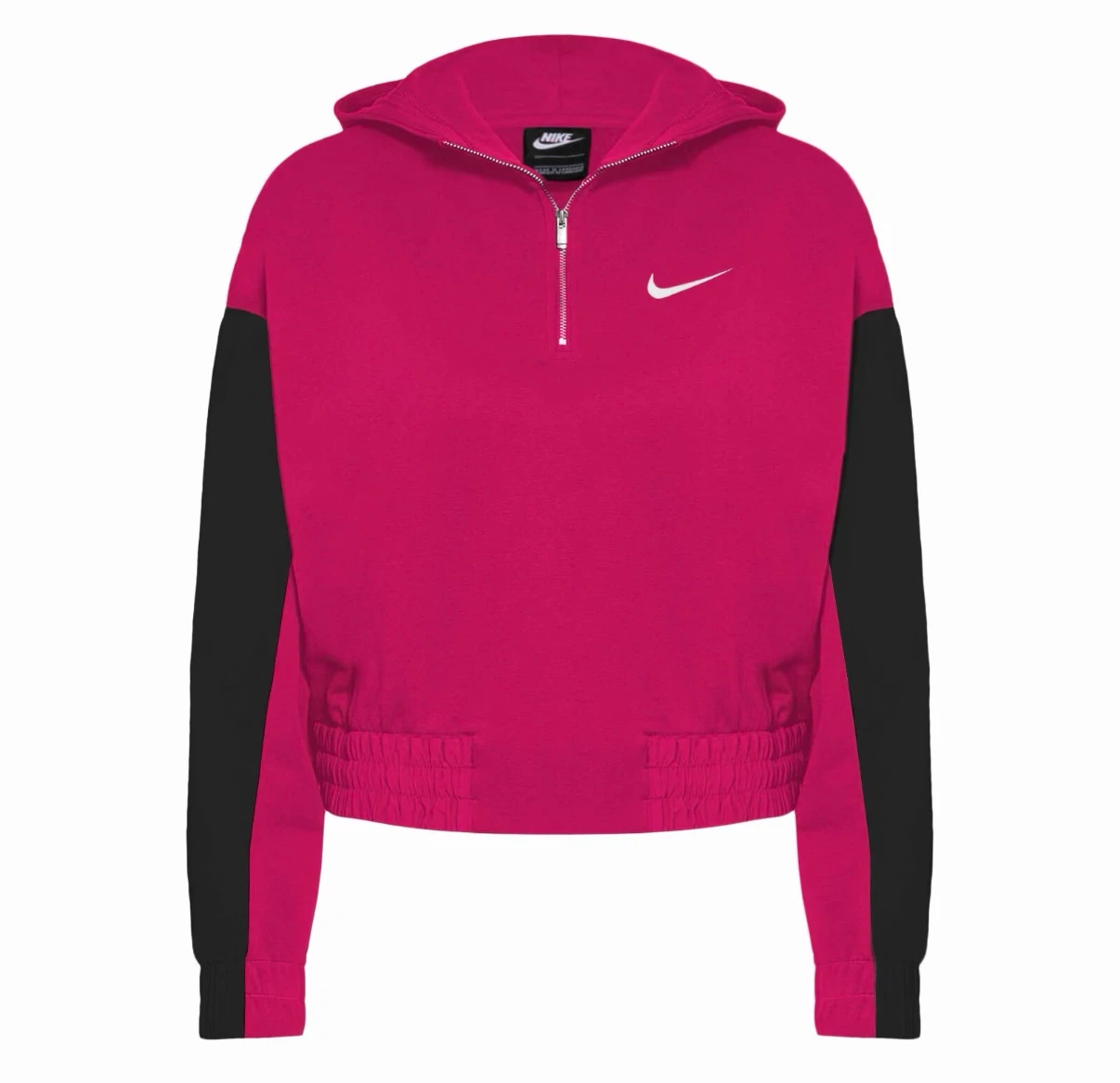 Nike Icon Clash Hot Pink and Black Half-Zip Hoodie