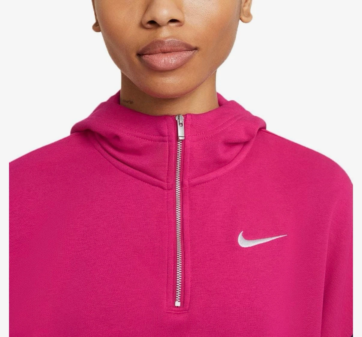 Nike Icon Clash Hot Pink and Black Half-Zip Hoodie - photo 4